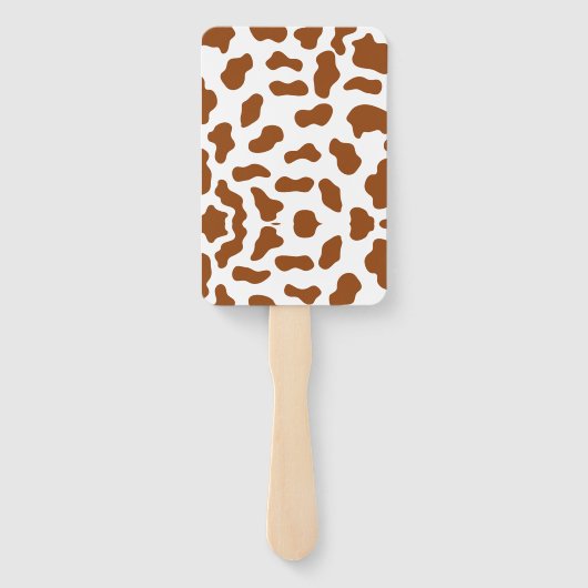 Koe Print Party Favorieten - Handwaaier (Achterkant)