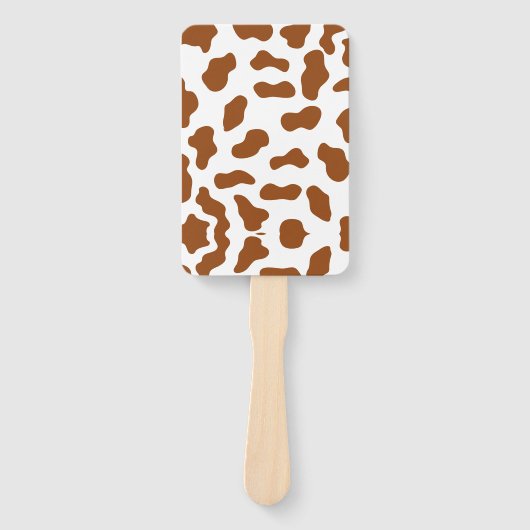 Koe Print Party Favorieten - Handwaaier (Voorkant)