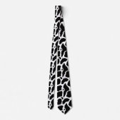 Koe Print Stropdas: modern en edgy Stropdas (Achterkant)