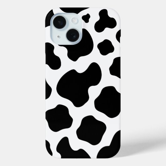 Koe print telefoon Case (Achterkant)