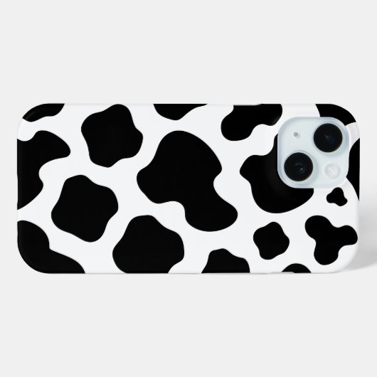 Koe print telefoon Case (Achterkant (horizontaal))