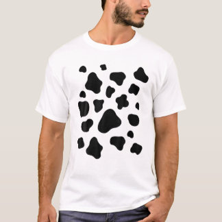 Koe printpatroon Dierlijke halloween Costume Idea T-shirt