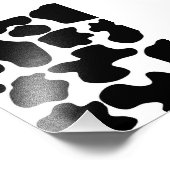 Koe printpatroon foto afdruk (Hoek)