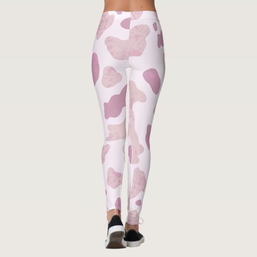 Koe printpatroon leggings (Achterkant)