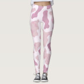 Koe printpatroon leggings (Voorkant)