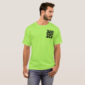 Koe printpatroon t-shirt (Voorkant volledig)