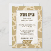 Koe profiel uitnodiging (Voorkant)