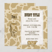 Koe profiel uitnodiging (Voorkant / Achterkant)