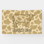 Koe profielbanner spandoek (Horizontaal)