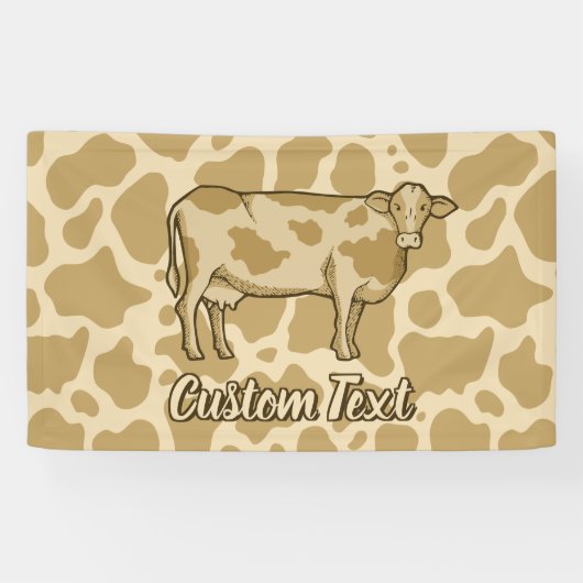 Koe profielbanner spandoek (Horizontaal)