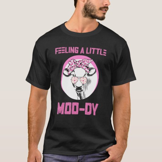 Koe Pun Joke Dairy Farmer Koe T-shirt (Voorkant)