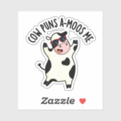 Koe Puns Amoos Me Funny Koe Pun Sticker (Vel)