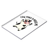 Koe Puns Amuseren Me Grappige Koe Puns  Notitieboek (Linkerzijde)