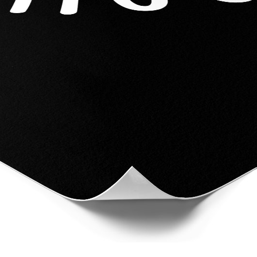 Koe Puns geeft me echt het liefje Poster (Hoek)