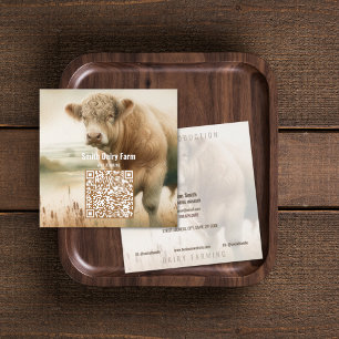 Koe QR Code Square Visitekaartjes