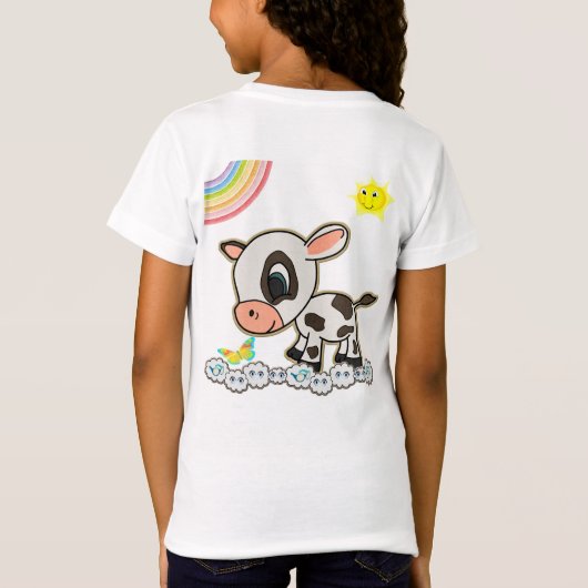 Koe Rainbow Girls T-shirt (Achterkant)