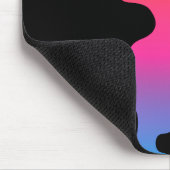 Koe regenboog afdrukken muismat (Hoek)