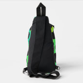 Koe regenboog afdrukken sling bag (Achterkant)
