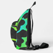 Koe regenboog afdrukken sling bag (Rechts)
