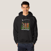 Koe Reindedarkerstkerstlieden Pet Lights Funny Xma Hoodie (Voorkant volledig)