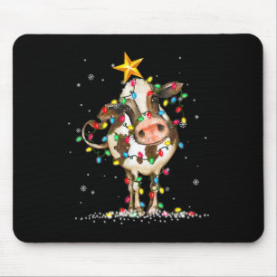 Koe Rendier Hoed Kerstman Kerstverlichting Pret Ko Muismat