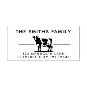 Koe retouradresstempel  zelfinktende stempel (Design)