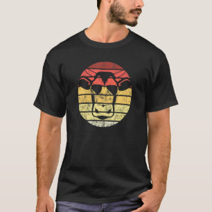 Koe Retro Stijl Vintage 3 T-shirt