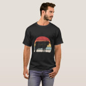 Koe retro t-shirt (Voorkant volledig)