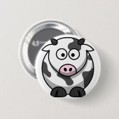 Koe Ronde Button 5,7 Cm (Voorkant /achterkant)