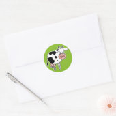 koe ronde sticker (Envelop)