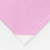 Koe Roze 60x80 Fleece Deken (Hoek)