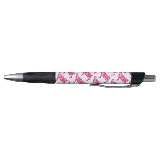 Koe Roze en Witte Silhouette Pen (Bodem)