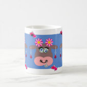 Koe roze harten Mok juwelen (Center)