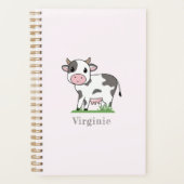 Koe roze plank bevestigen planner (Voorkant)