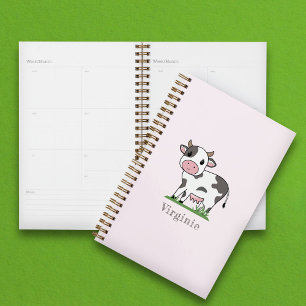 Koe roze plank bevestigen planner