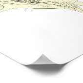 Koe Runderanatomie Grafiek 24 x 36 inch Poster (Hoek)