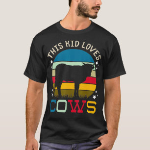 Koe Rundvee Boerderij Veeteelt Holstein Friesian M T-shirt