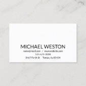 Koe Rundvee Rundvee waterverf Visitekaartje (Achterkant)