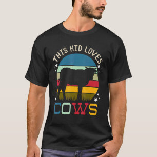 Koe Rundveehouderij Boerderij Vee Holstein Friesia T-shirt