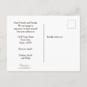 Koe Rustiek Land Western Boerderij Verhuisde Kaart (Achterkant)