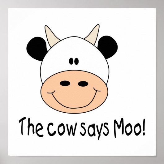 Koe Says Moo Poster (Voorkant)