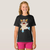 Koe Schaatsen schaatsen T-shirt (Voorkant volledig)