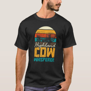 Koe Schotland Hooglandrund Rundvee Schots Grappig T-shirt