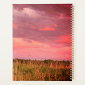 Koe Silhouet bij zonsondergang Planner (Achterkant)