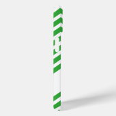 Koe Silhouette met Green Chevron Pattern Case-Mate iPhone Case (Achterkant / Rechts)