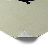 Koe Silhouette Poster (Hoek)