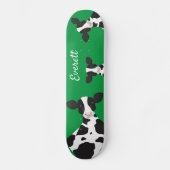 Koe Skateboard Groene dierbenaming (Voorkant)