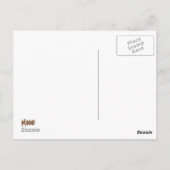 KOE SKIN bruin Mooo! Briefkaart (Achterkant)