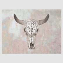 Koe Skull Decoupage Tissue Paper