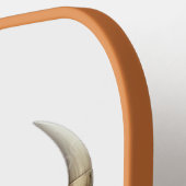 Koe Skull Peach & Soft Blue Flowers Mooi Pickleball Paddle (Links Detail)